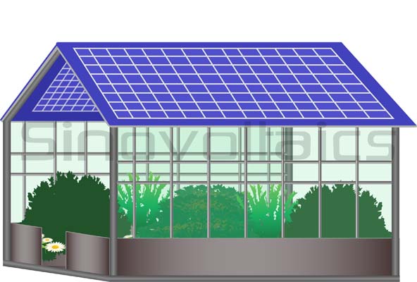 Solar powered greenhouse