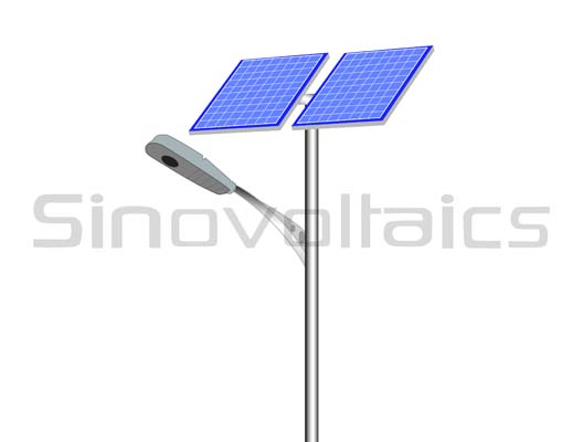 Side-of-pole mounts - solar streetlight