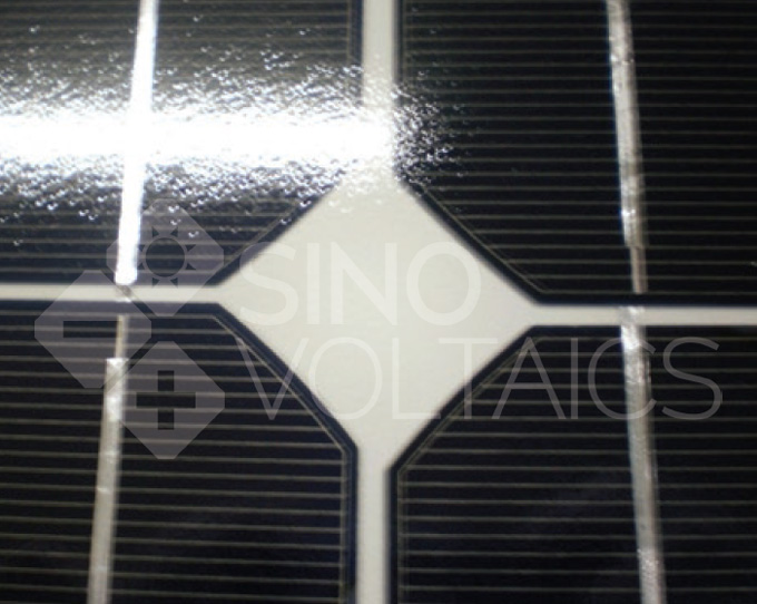 solar panel defect 3 - solar cell string alignment