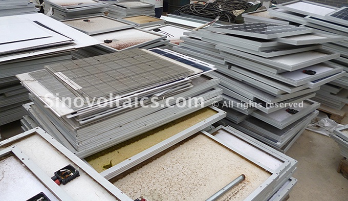 Environmental impact of Defect solar PV module waste from production